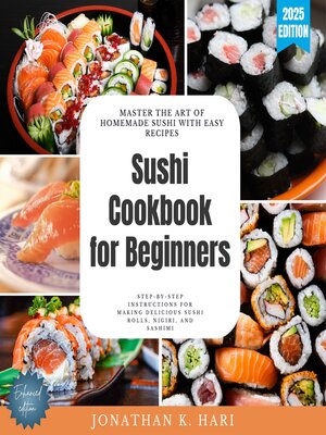 cover image of Sushi Cookbook for Beginners